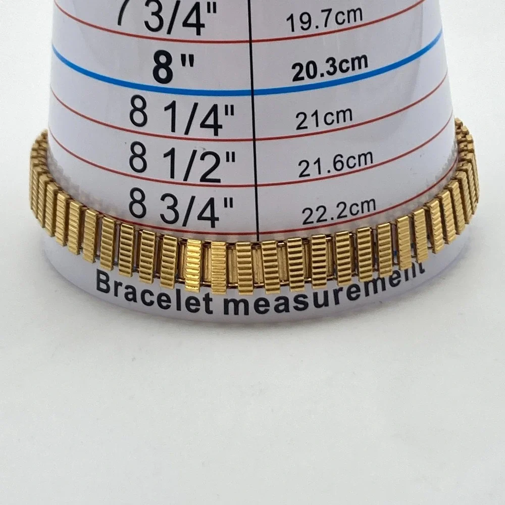 Vintage Armitron Womens Watch 20mm Gold Tone Stretch Band New Battery SMALL 5.75